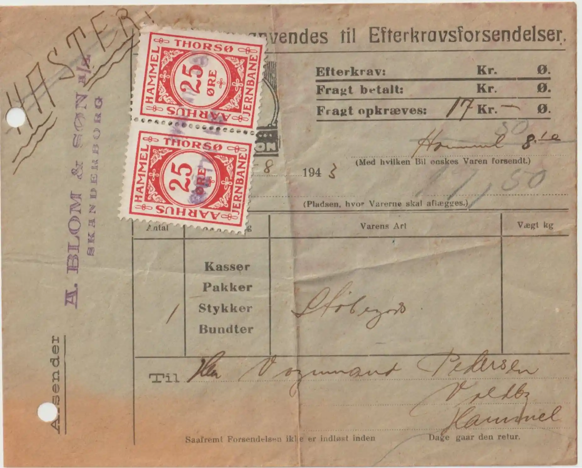 Billede af aktions lot 633