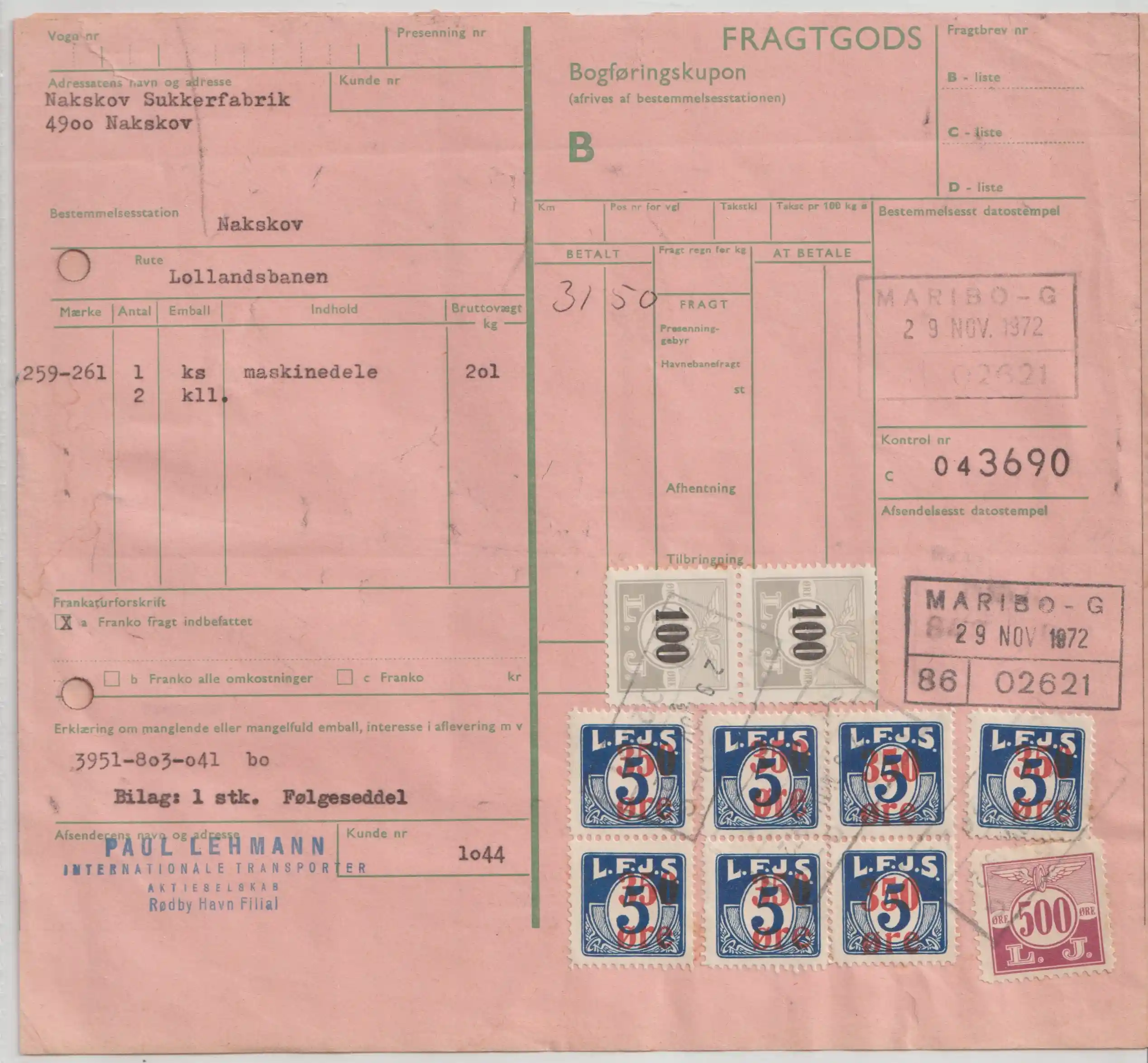 Billede af aktions lot 776